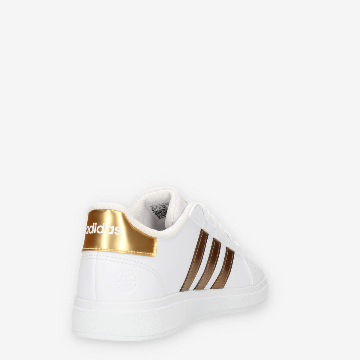 Adidas Grand Court 2.0 K Sneakers bianche e oro