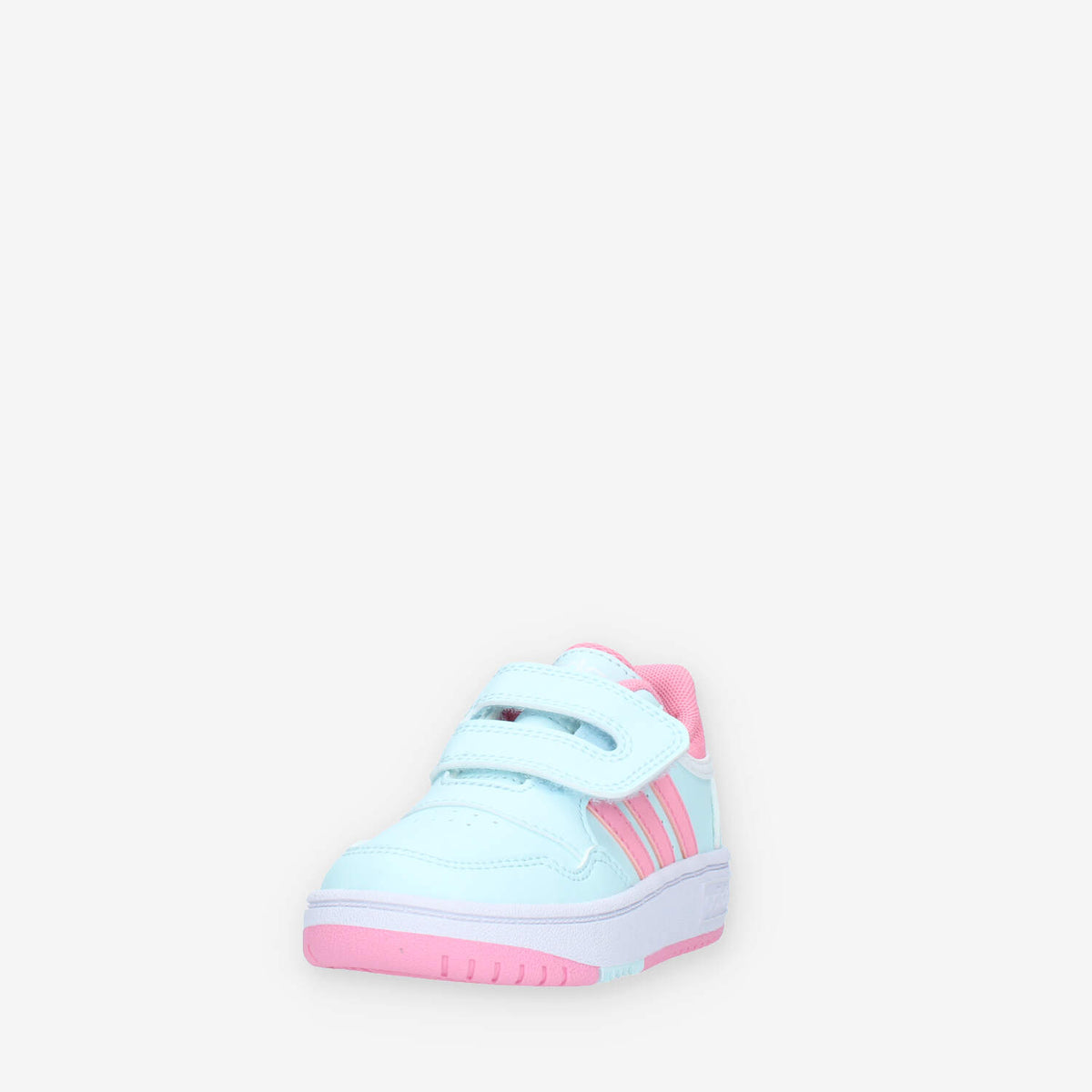 Adidas Hoops Sneakers da bimba bianche e rosa