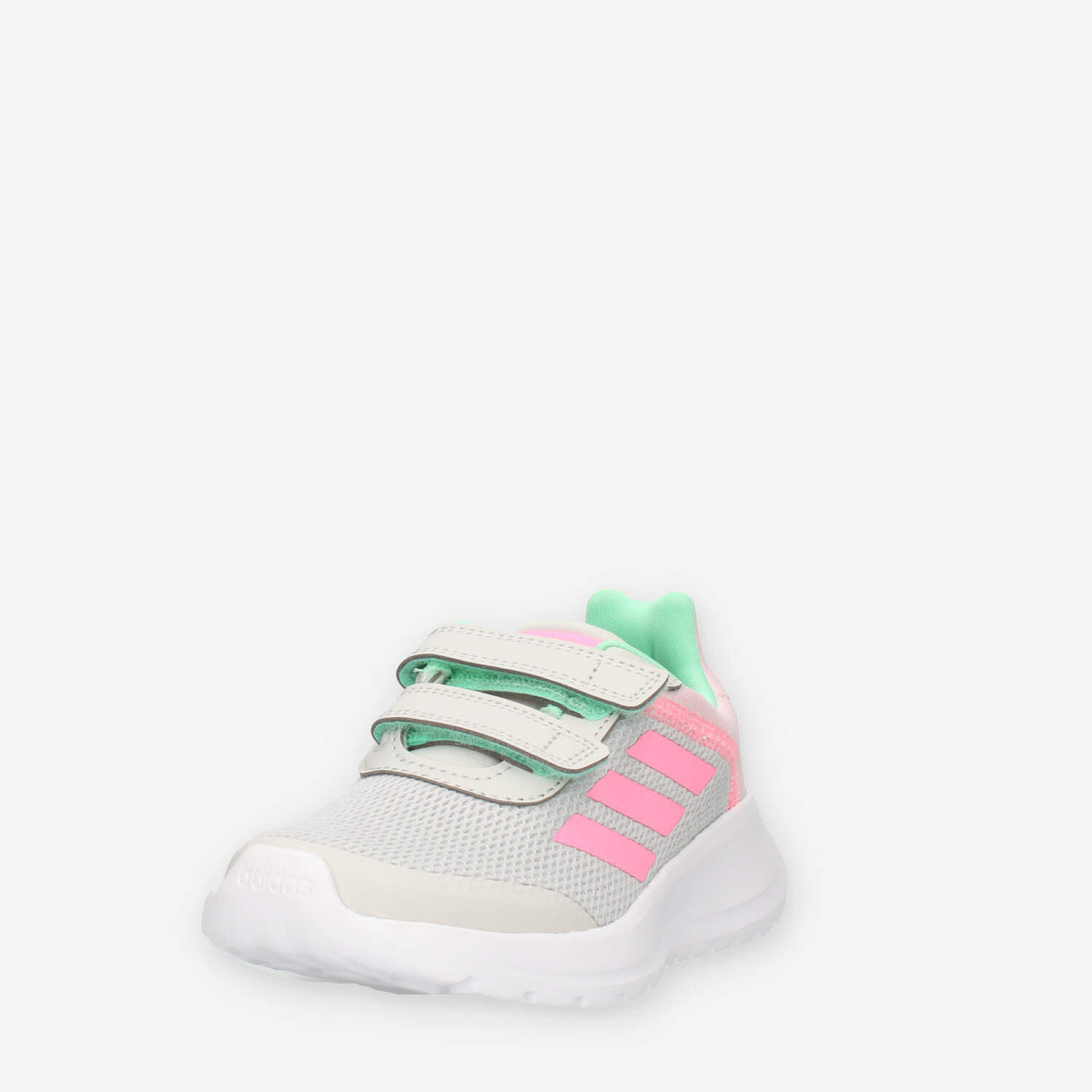 Adidas Tensaur Run 2.0 CF K Sneakers da bimba grigie e rosa