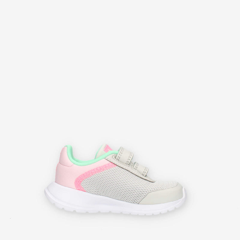 Adidas Tensaur Run 2.0 CF I Sneakers da bimba grigie e rosa