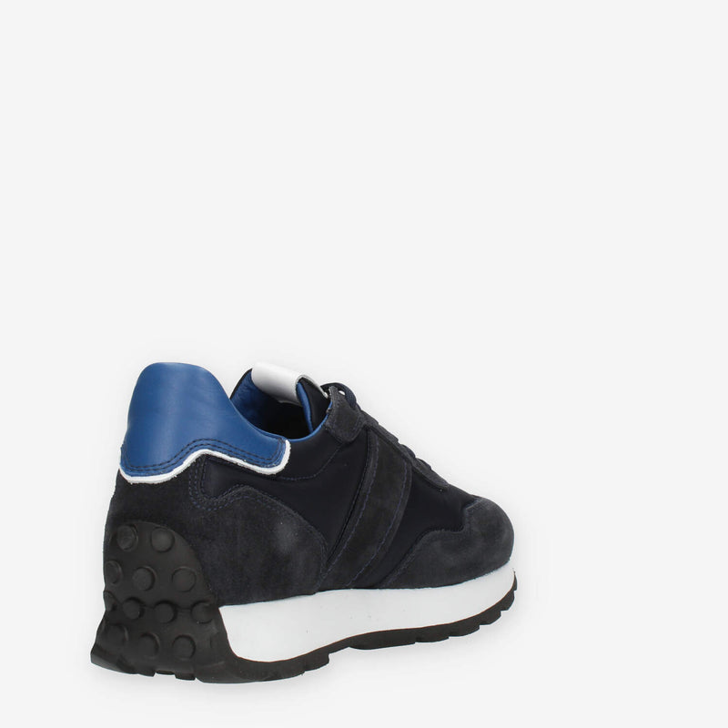 Nero Giardini Sneakers basse blu da uomo con dettagli avio