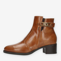 Nero Giardini stivaletti cuoio da donna con mini catena