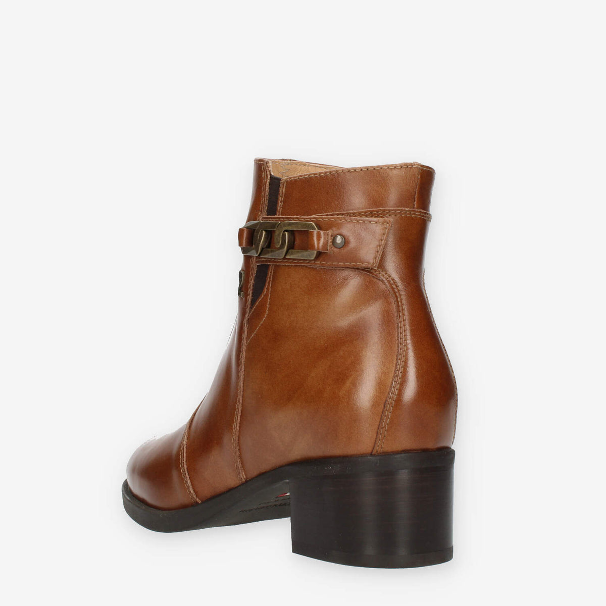 Nero Giardini stivaletti cuoio da donna con mini catena