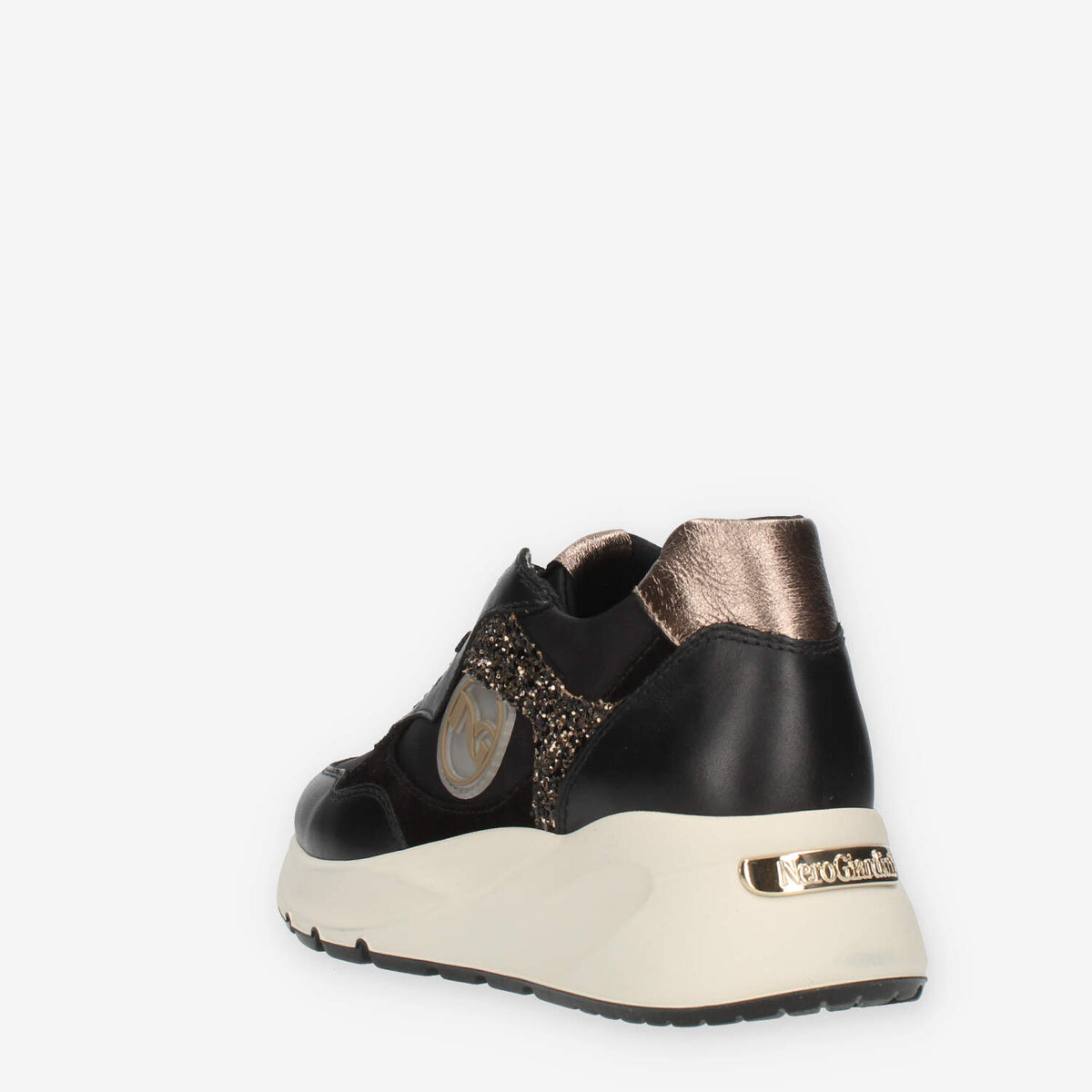 Nero Giardini Sneakers nere con strass