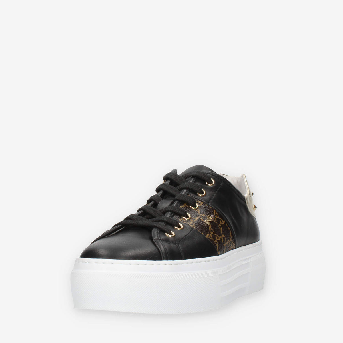 Nero Giardini Sneakers nere da donna con borchie