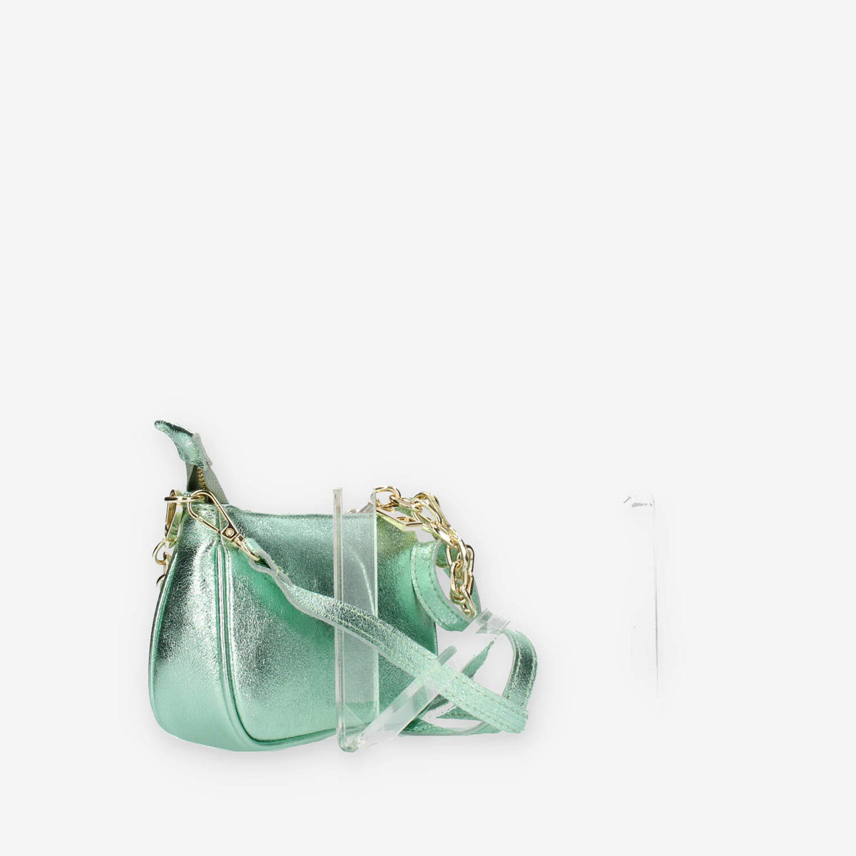 Marc Ellis Isla Bag Party Borsetta a tracolla verde acqua