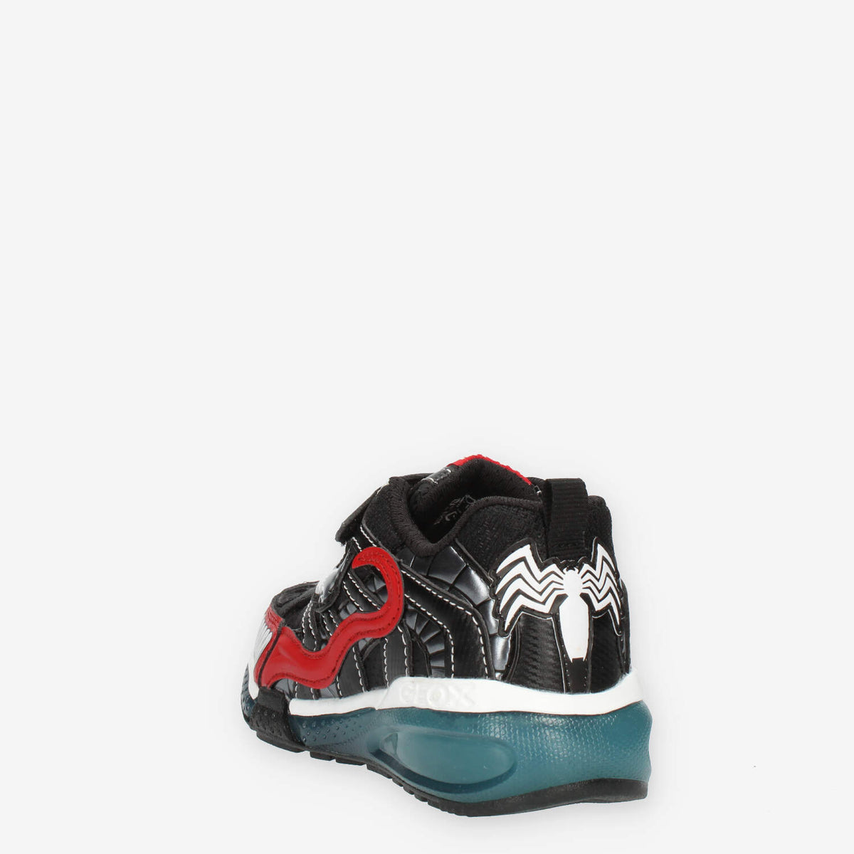 Geox Bayonyc Boy Sneakers da bimbo con luci nere e rosse