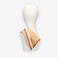 Alviero Martini Prima Classe Foulard quadrato in seta Geo Classic e avorio
