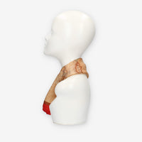 Alviero Martini Prima Classe Foulard quadrato grande Geo Classic e rosso