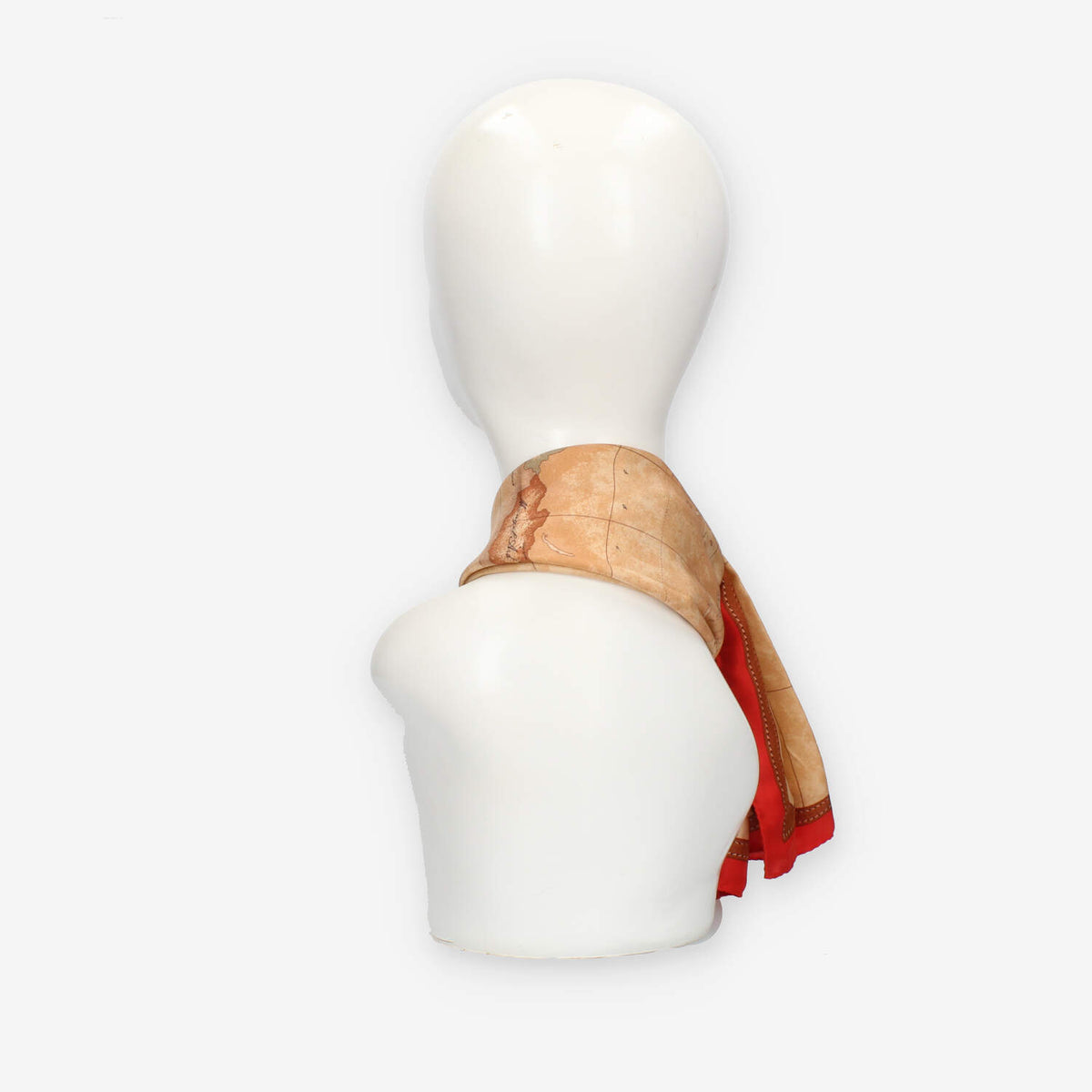 Alviero Martini Prima Classe Foulard quadrato grande Geo Classic e rosso