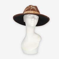 Alviero Martini Prima Classe Cappello marrone e Geo Classic
