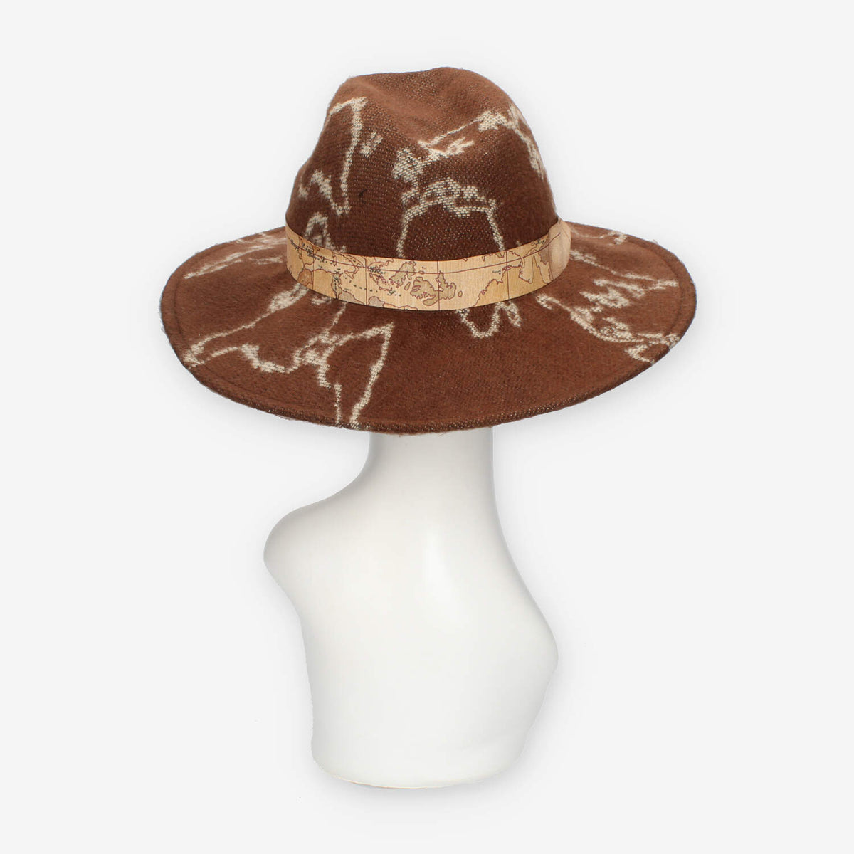 Alviero Martini Prima Classe Cappello marrone e Geo Classic