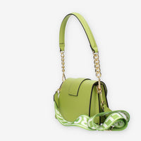 Marc Ellis Kourtney M Diamond Borsetta a tracolla verde