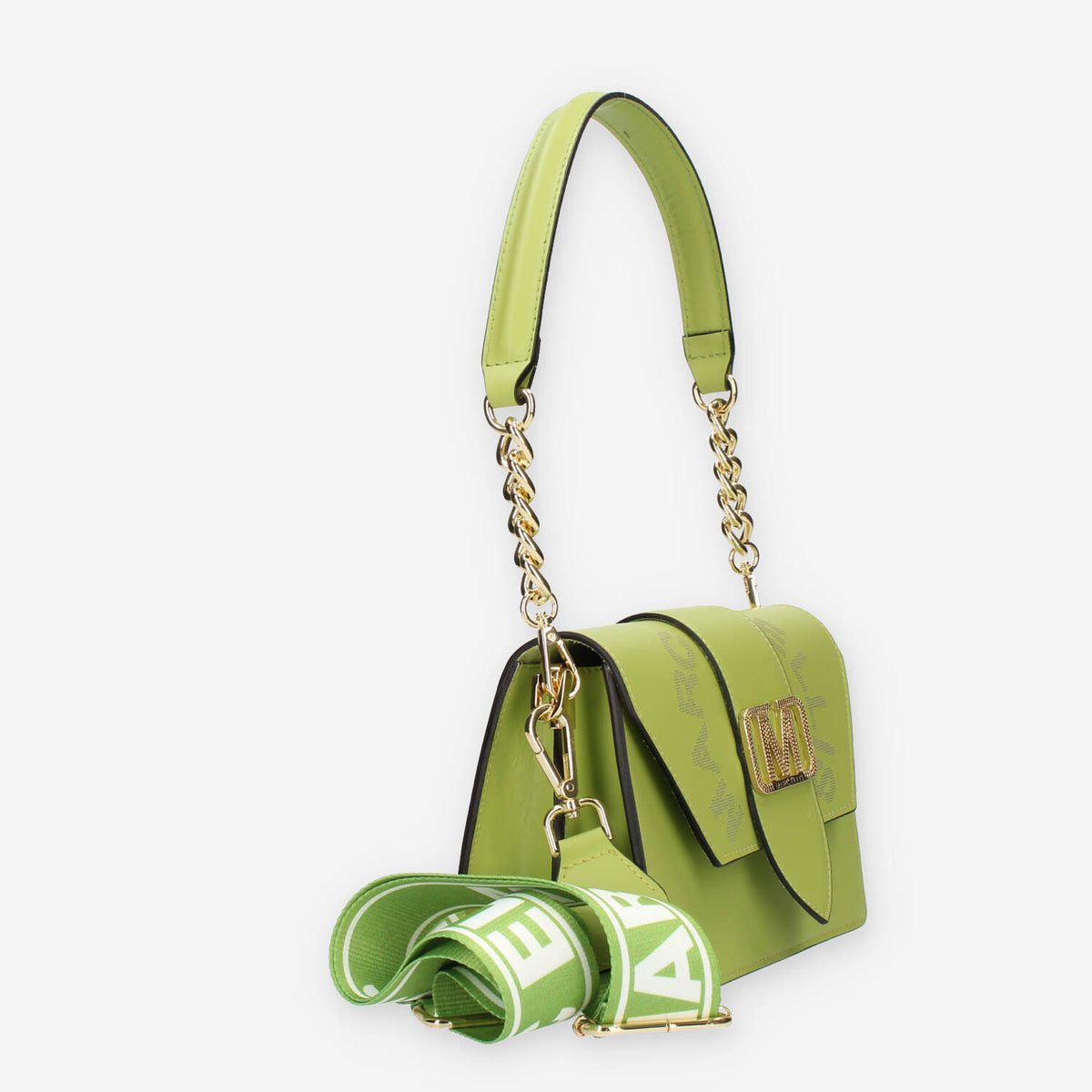 Marc Ellis Kourtney M Diamond Borsetta a tracolla verde