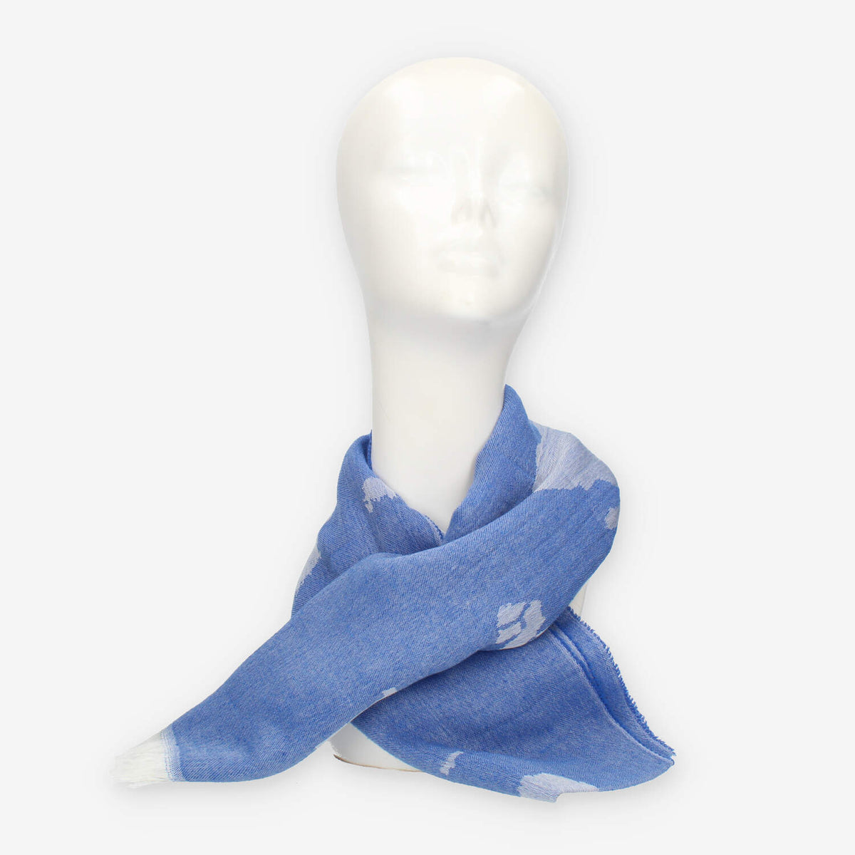 Alviero Martini Prima Classe Sciarpa blu Geo Pieno