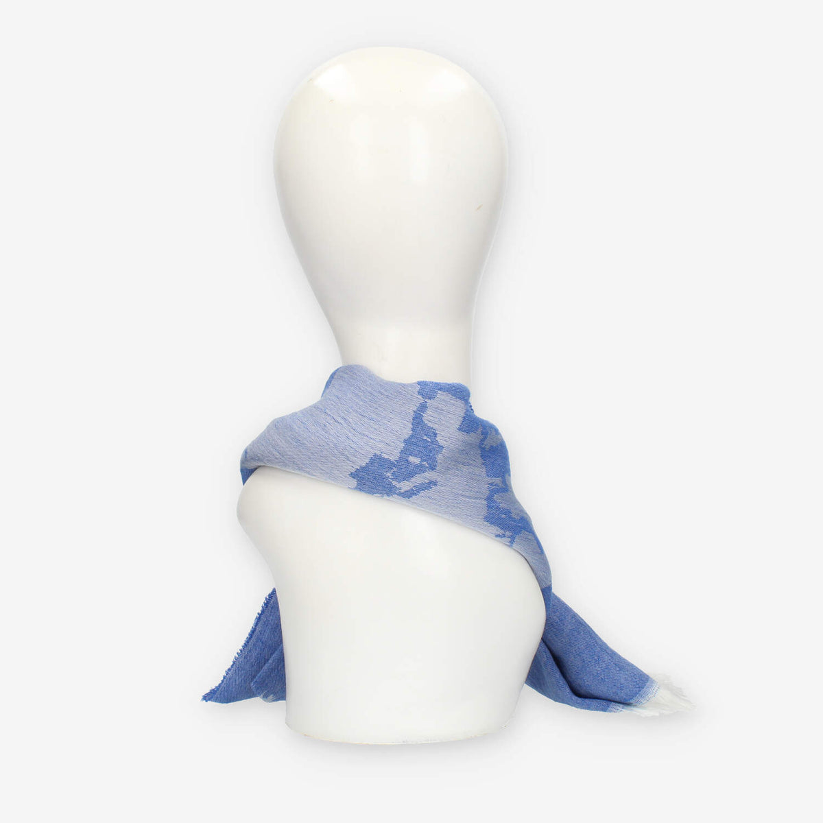 Alviero Martini Prima Classe Sciarpa blu Geo Pieno