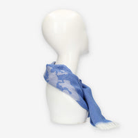 Alviero Martini Prima Classe Sciarpa blu Geo Pieno