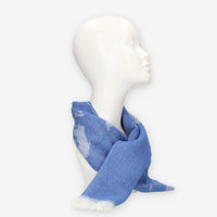 Alviero Martini Prima Classe Sciarpa blu Geo Pieno