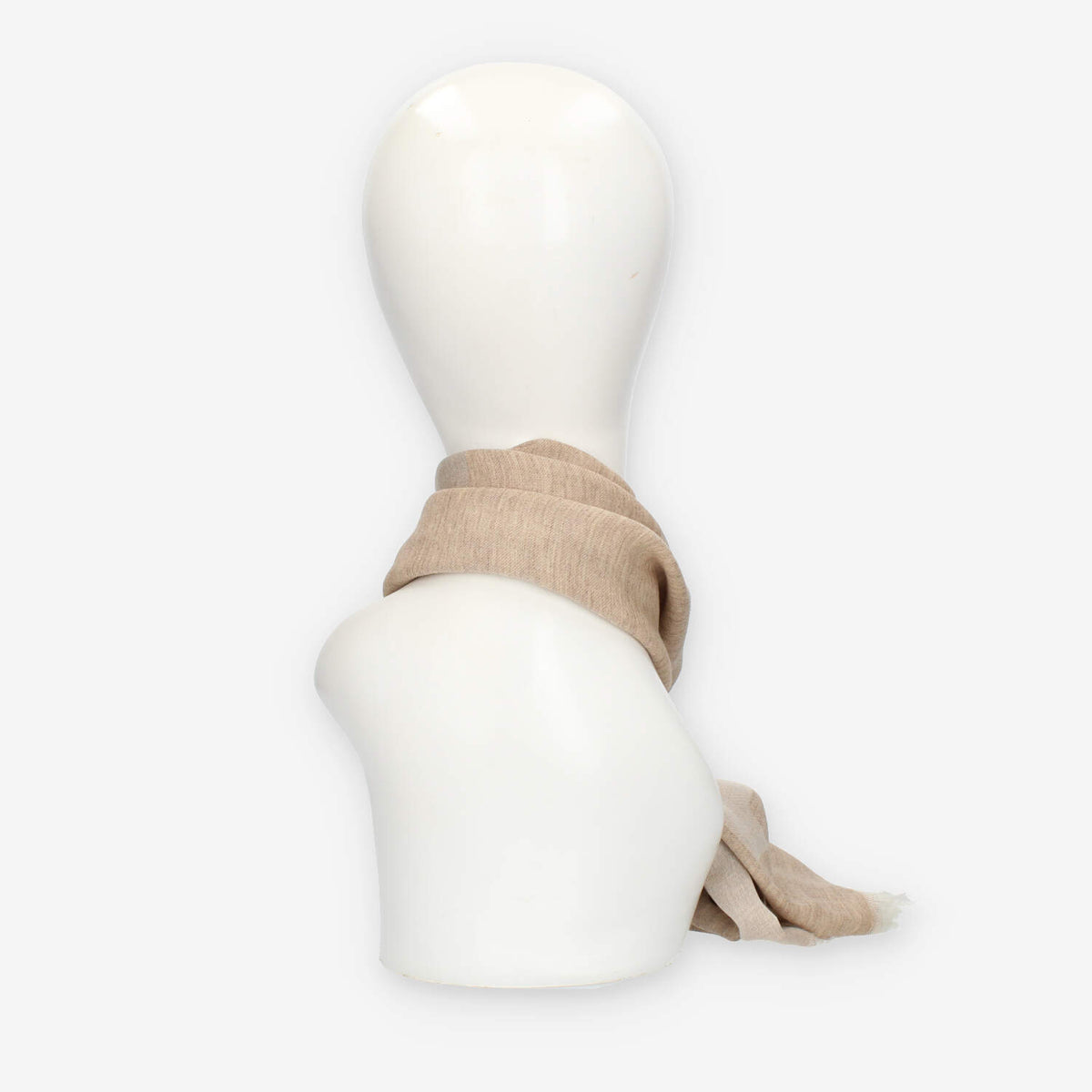 Alviero Martini Prima Classe Sciarpa beige con logo grande