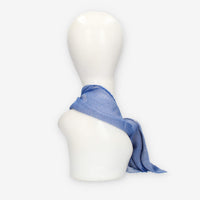 Alviero Martini Prima Classe Sciarpa rettangolare blu Geo Filetto