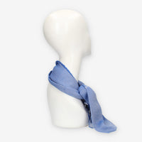 Alviero Martini Prima Classe Sciarpa rettangolare blu Geo Filetto