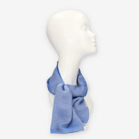 Alviero Martini Prima Classe Sciarpa rettangolare blu Geo Filetto