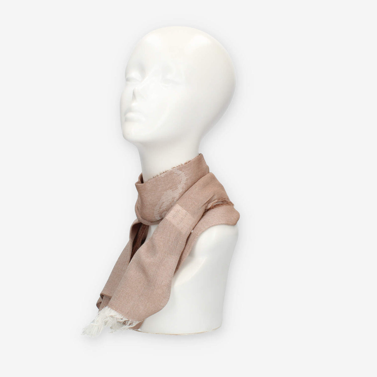 Alviero Martini Prima Classe Sciarpa rettangolare Geo Filetto taupe