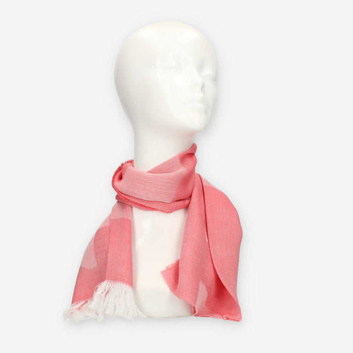 Alviero Martini Prima Classe Sciarpa rettangolare rossa con logo grande