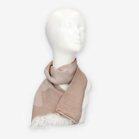 Alviero Martini Prima Classe Sciarpa rettangolare taupe con logo grande