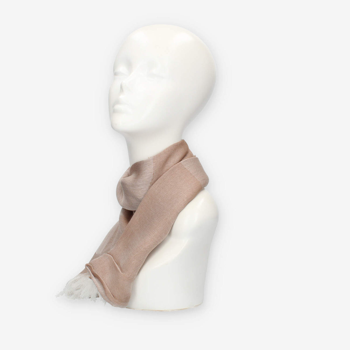 Alviero Martini Prima Classe Sciarpa rettangolare taupe con logo grande
