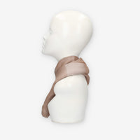 Alviero Martini Prima Classe Sciarpa rettangolare taupe con logo grande