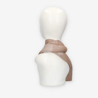 Alviero Martini Prima Classe Sciarpa rettangolare taupe con logo grande