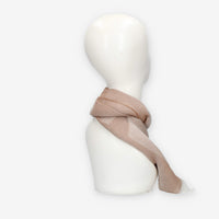 Alviero Martini Prima Classe Sciarpa rettangolare taupe con logo grande