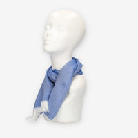 Alviero Martini Prima Classe Sciarpa rettangolare Logo All-Over blu