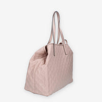Guess Vikky Borsa shopping grande logata rosa con pochette staccabile