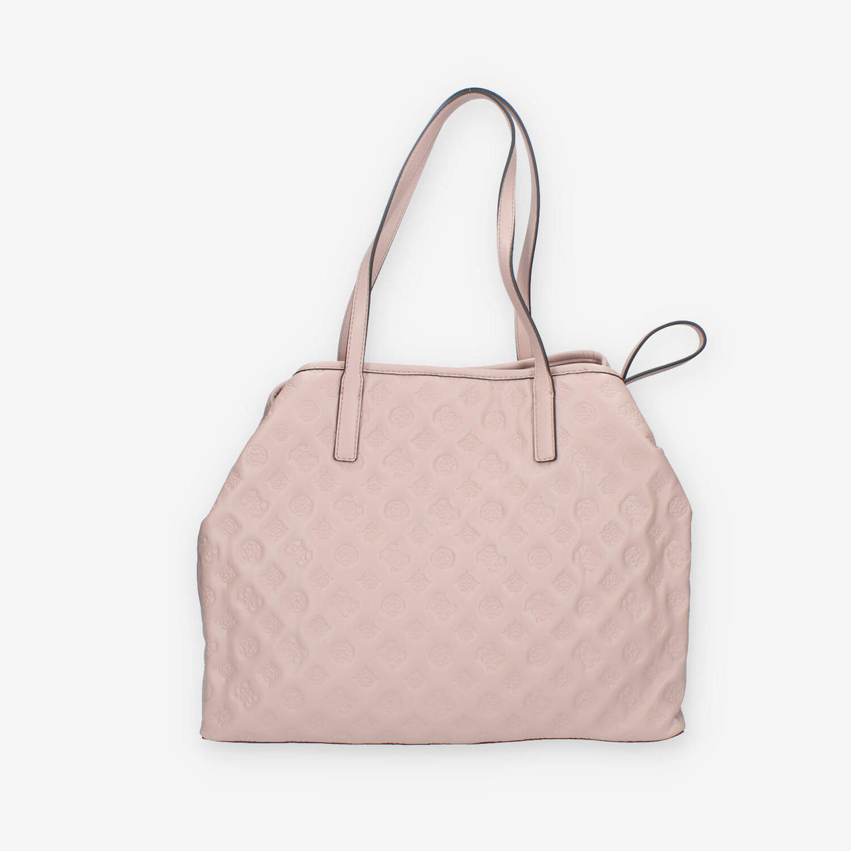 Guess Vikky Borsa shopping grande logata rosa con pochette staccabile