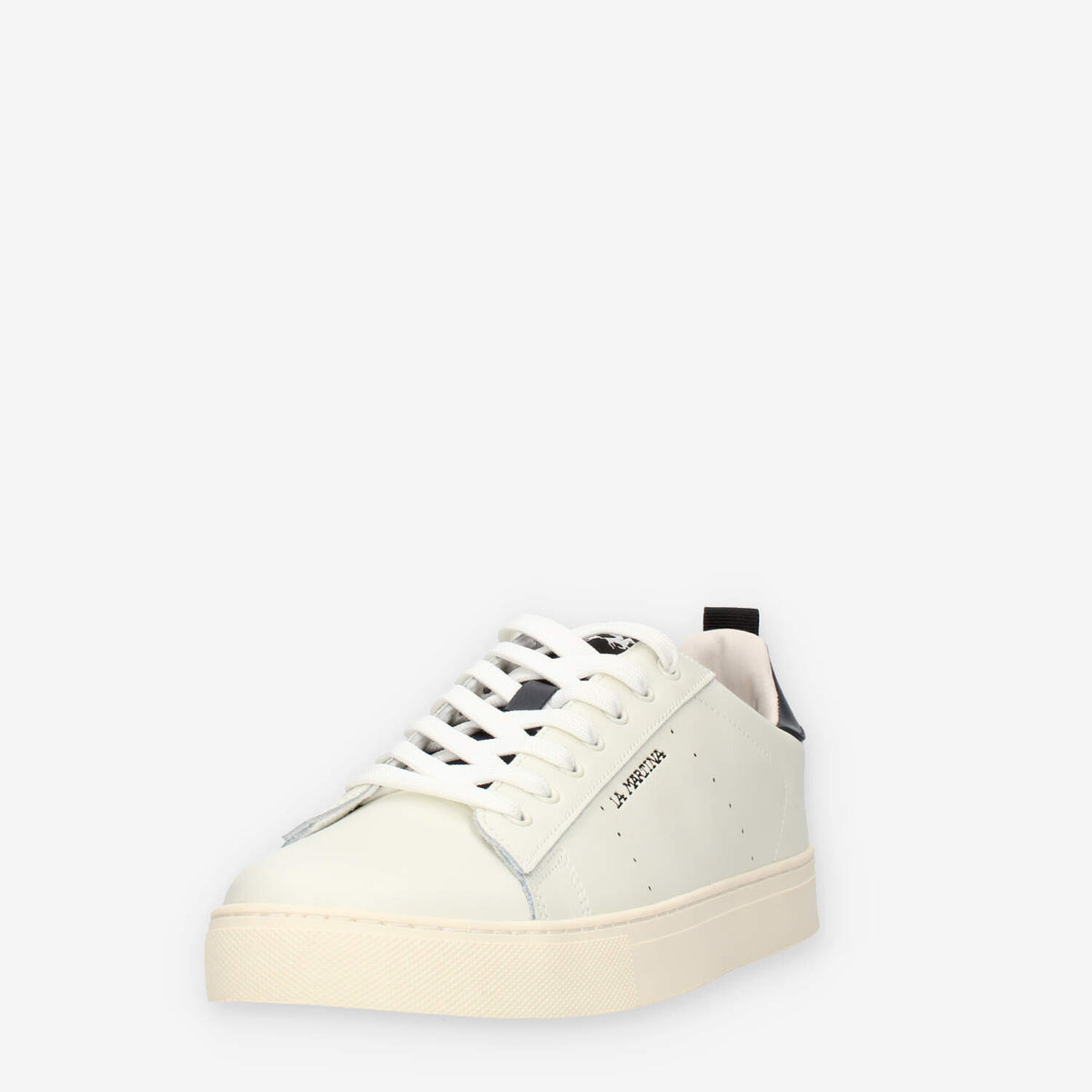 La Martina Sneakers da uomo bianche e blu