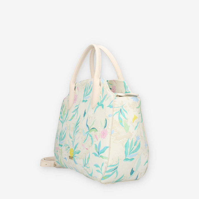 Alviero Martini Prima Classe Borsa a mano Geo Women Flowers