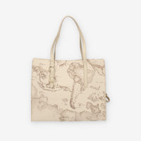Alviero Martini Prima Classe Borsa a spalla Geo Safari con fodera verde