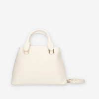 Alviero Martini Prima Classe Borsa a mano a 2 scomparti avorio e Geo Classic
