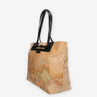 Alviero Martini Prima Classe Shopping in tessuto Soft Geo Classic e nero