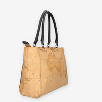 Alviero Martini Prima Classe Borsa modello shopping Geo Classic e nera