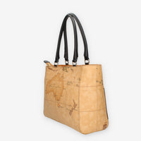 Alviero Martini Prima Classe Borsa modello shopping Geo Classic e nera