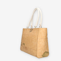 Alviero Martini Prima Classe Borsa modello shopping Geo Classic e avorio