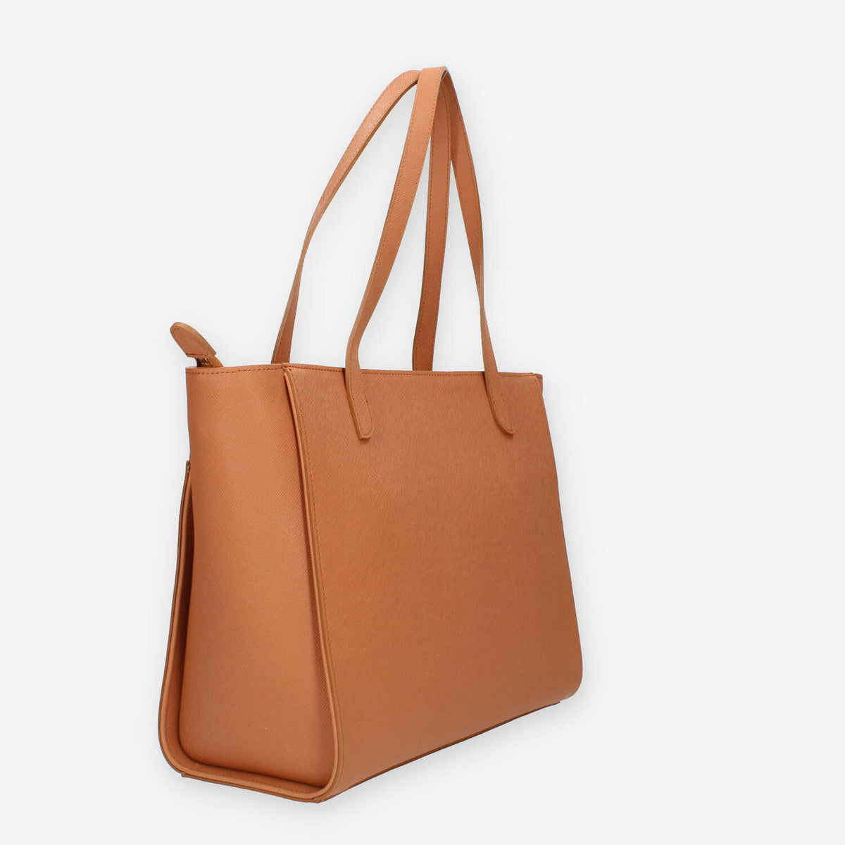 Alviero Martini Prima Classe Borsa modello shopping in saffiano cuoio e Geo Classic
