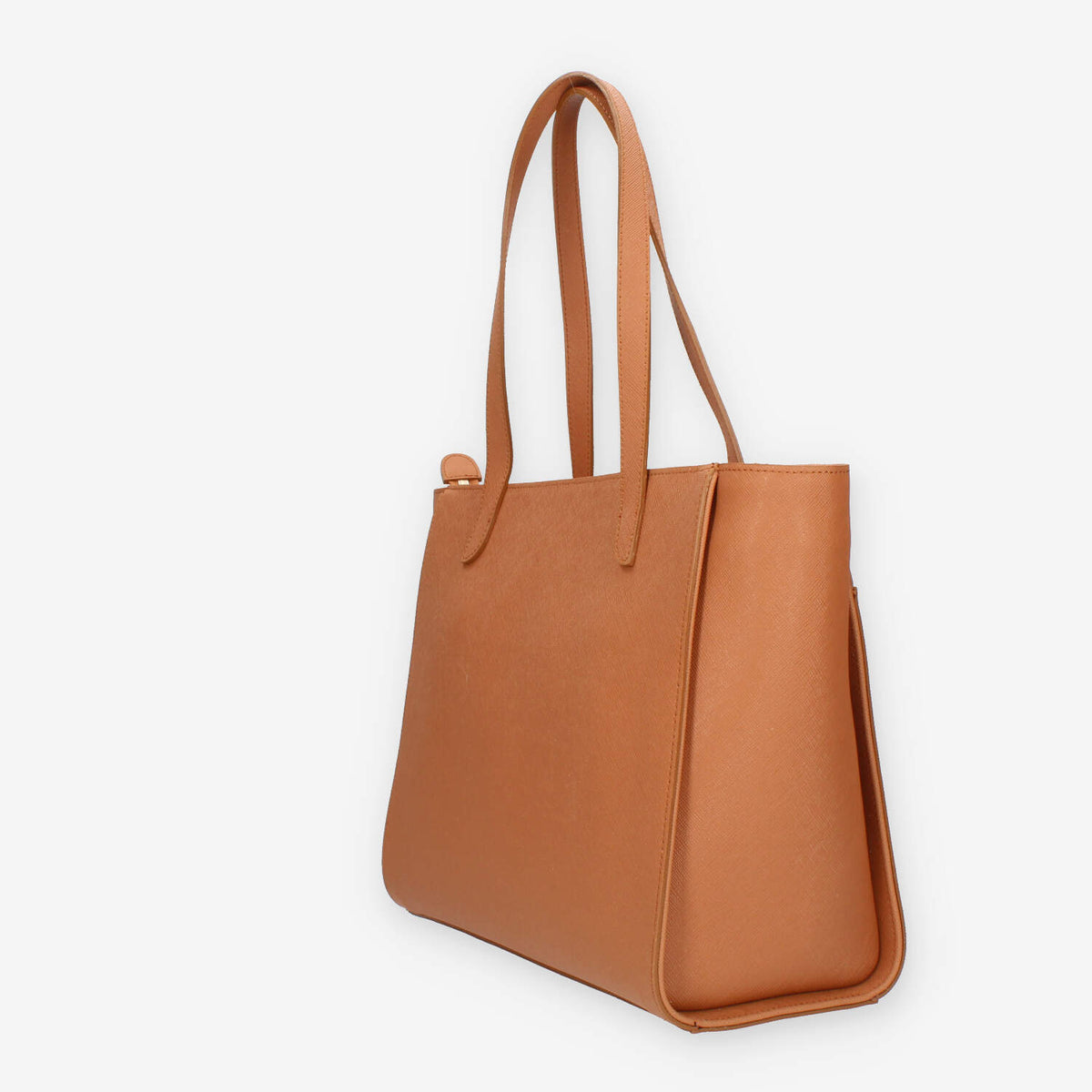 Alviero Martini Prima Classe Borsa modello shopping in saffiano cuoio e Geo Classic