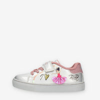 Lelli Kelly Mille Stelle Sneakers basse argento da bimba