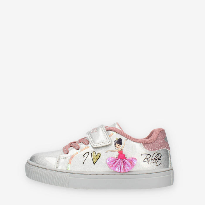 Lelli Kelly Mille Stelle Sneakers basse argento da bimba