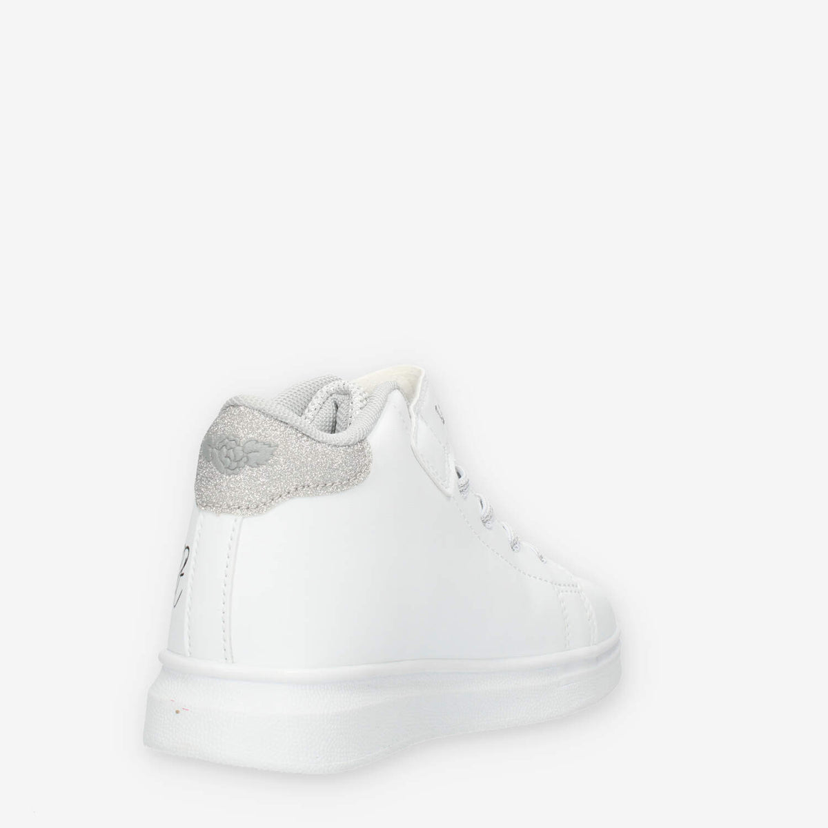 Lelli Kelly Mille Stelle Mid Sneakers alte bianche da bimba con paillettes