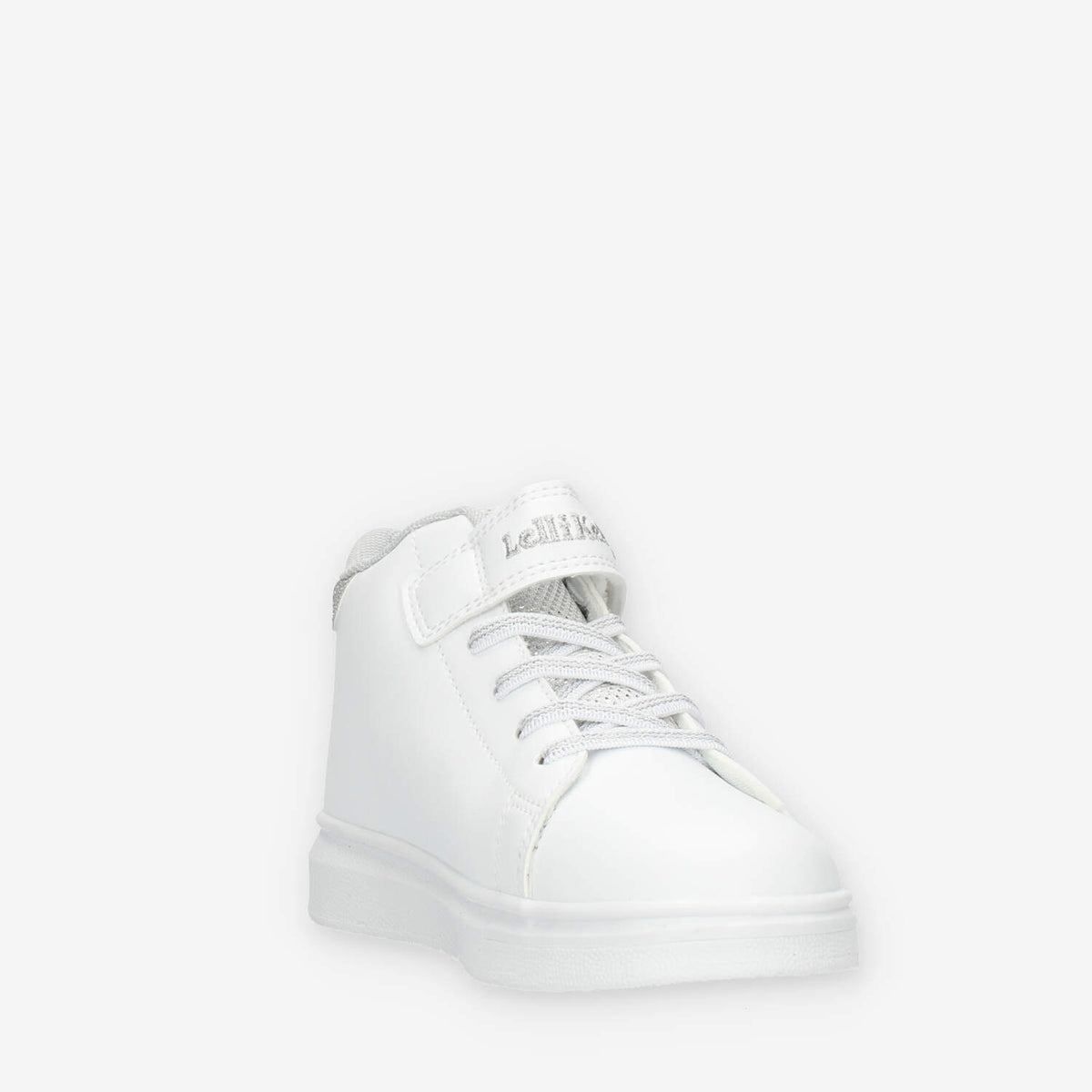 Lelli Kelly Mille Stelle Mid Sneakers alte bianche da bimba con paillettes